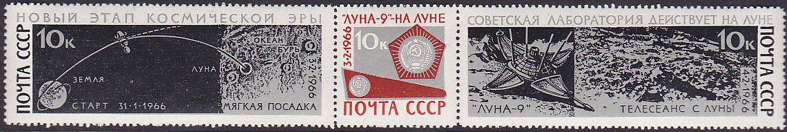 Soviet Russia - 1962  966 YEAR 1966 Scott 3276a Michel 3296-8 