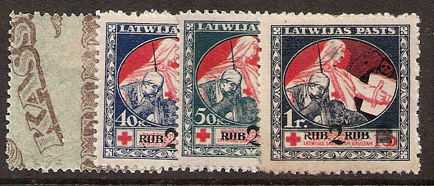 Baltic States Semi-Postals Scott B13-16 Michel 65-8Y 