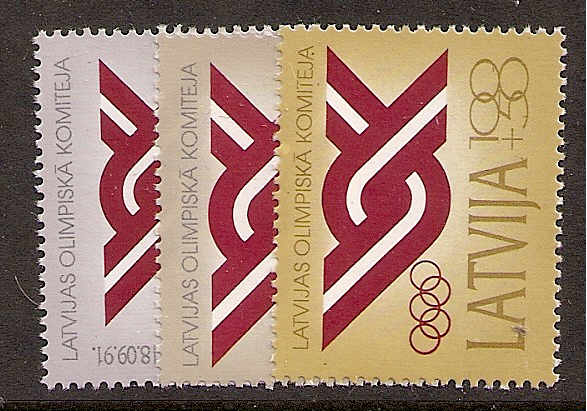 Baltic States Semi-Postals Scott B150-2 Michel 323-5 