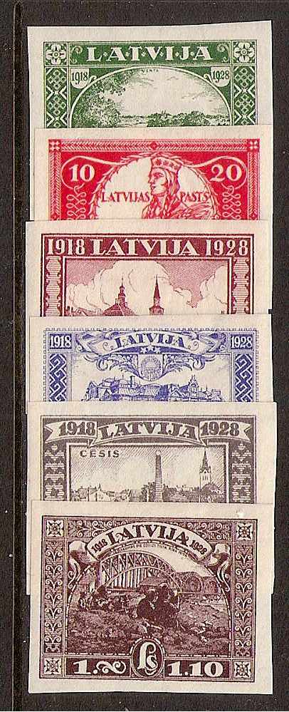 Baltic States Semi-Postals Scott B34-9 Michel 148-3B 