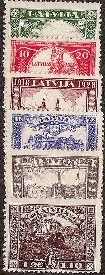 Baltic States Semi-Postals Scott B34-9 