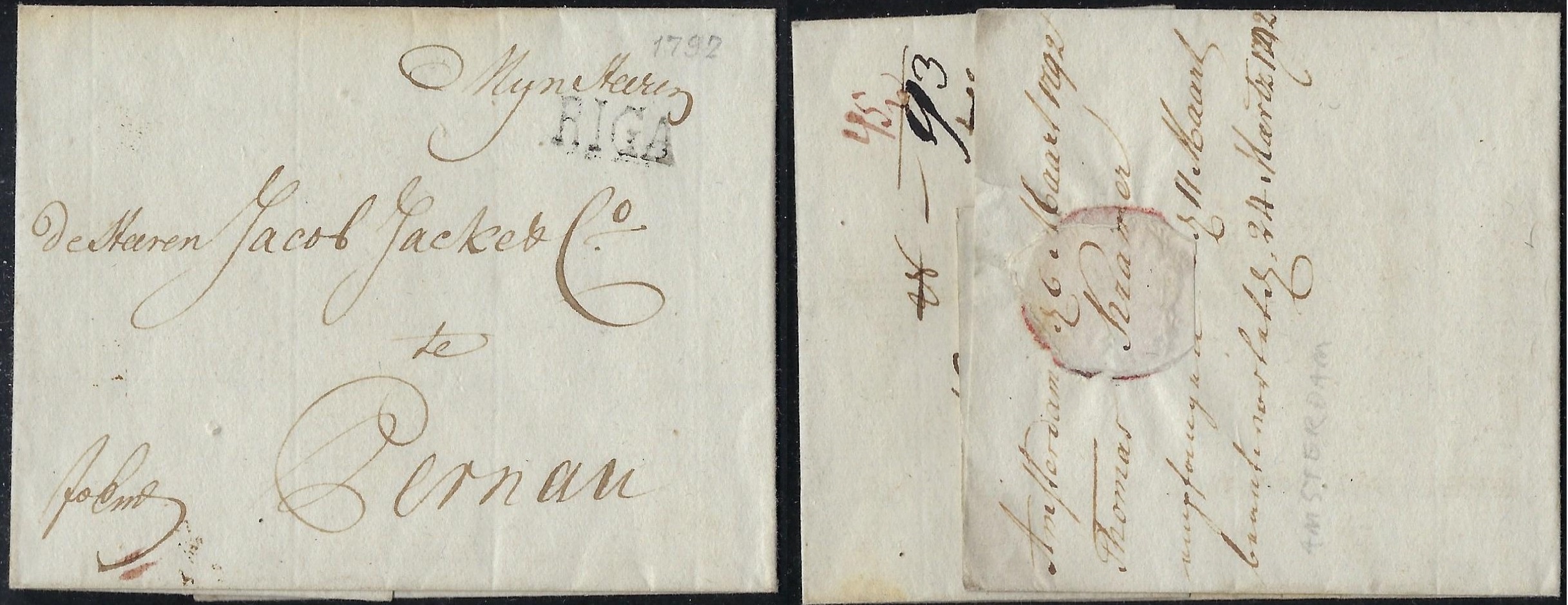 Russia Postal History - Stampless Covers Scott 3001792 