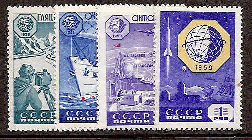 Soviet Russia - 1957-1961 YEAR 1959 Scott 2232-5 