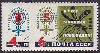 Soviet Russia - 1962  966 YEAR 1962 Scott 2594-5 