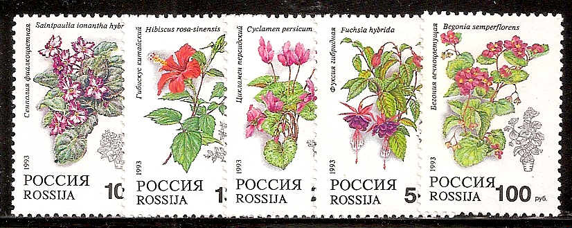 Soviet Russia - 1991-95 YEAR 1993 Scott 6133-7 