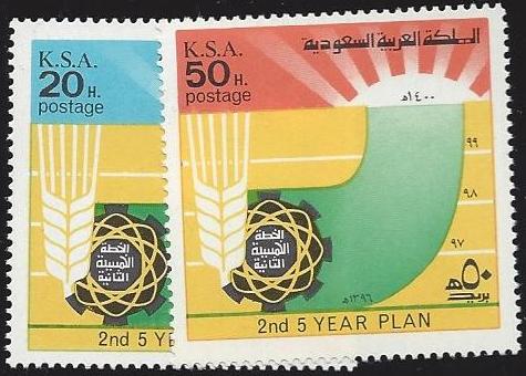  Saudi Arabia Scott 689-90 