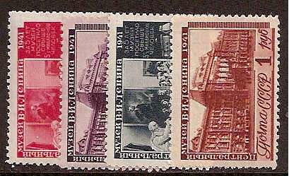 Soviet Russia - 1917-1944 YEAR 1941 Scott 852-5 Michel 821-4 