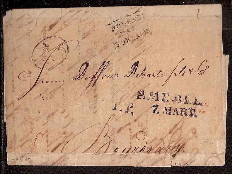 Russia Postal History - Stampless Covers ST.PETERSBURG Scott 4001832 