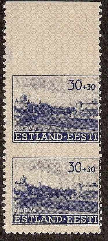 German Occupation - WWII Estonia Scott NB3var 
