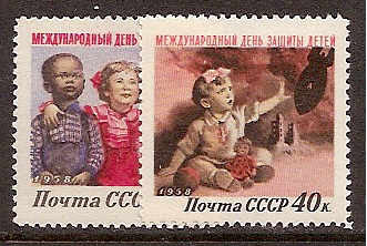 Soviet Russia - 1957-1961 YEAR 1958 Scott 2070-71 