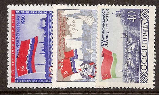 Soviet Russia - 1957-1961 YEAR 1960 Scott 2352-4 