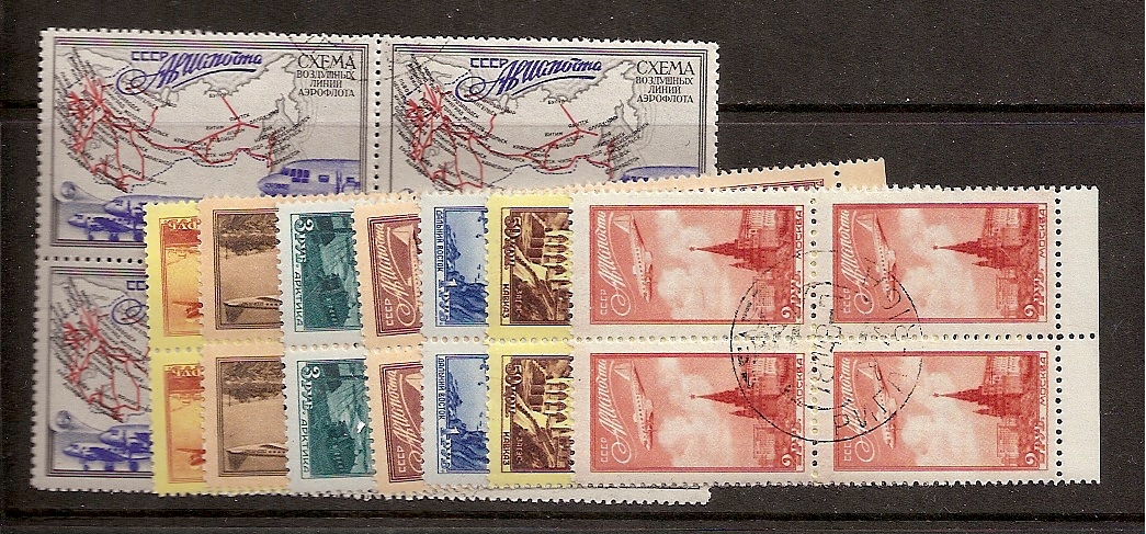 Russia Specialized - Airmail & Special Delivery Cheliuskin issue Scott C83-90 Michel 1401-8 