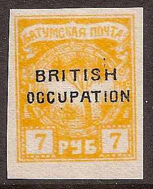 Civil War - Batum (British Occupation) Scott 61 