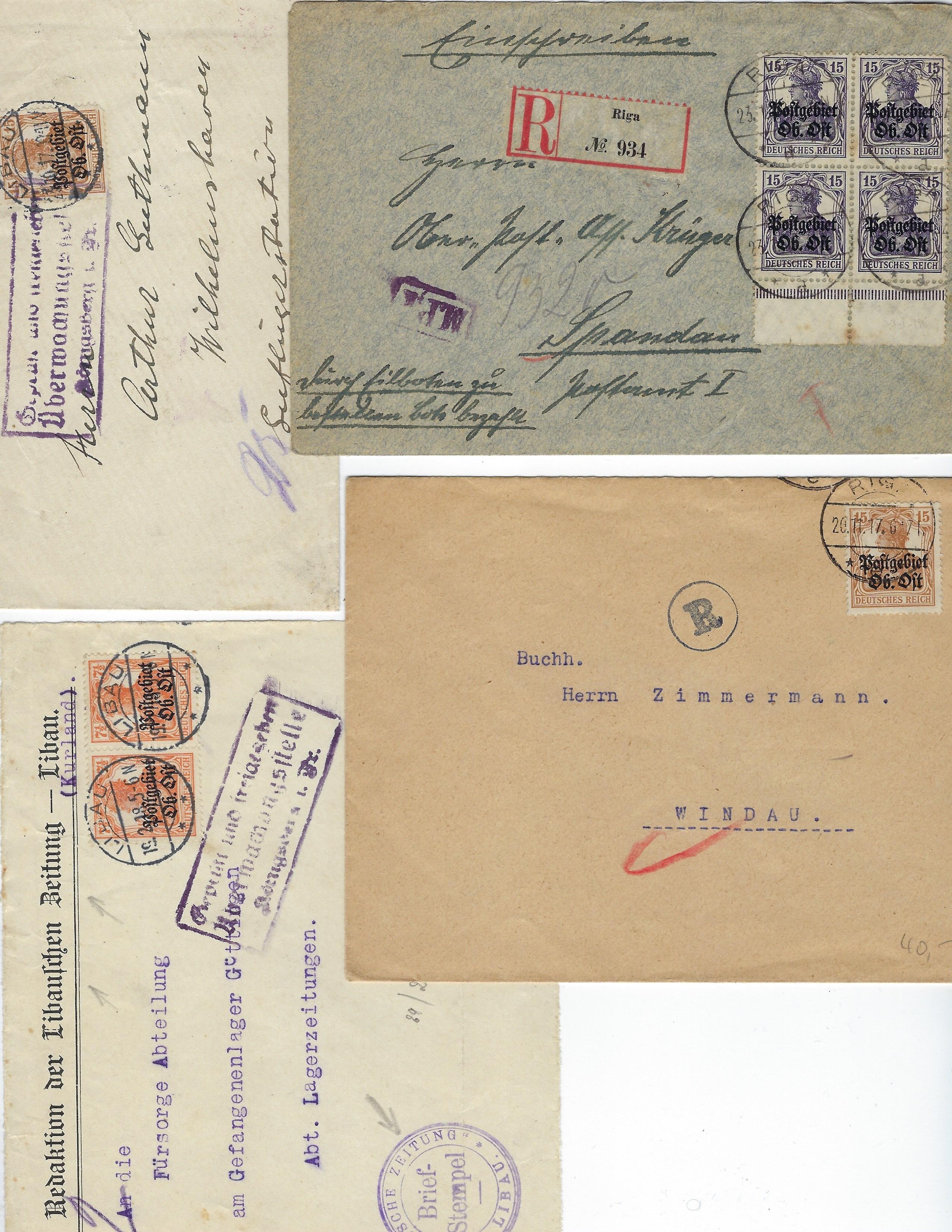 German Occupation - WW1 Scott N6-7.. 