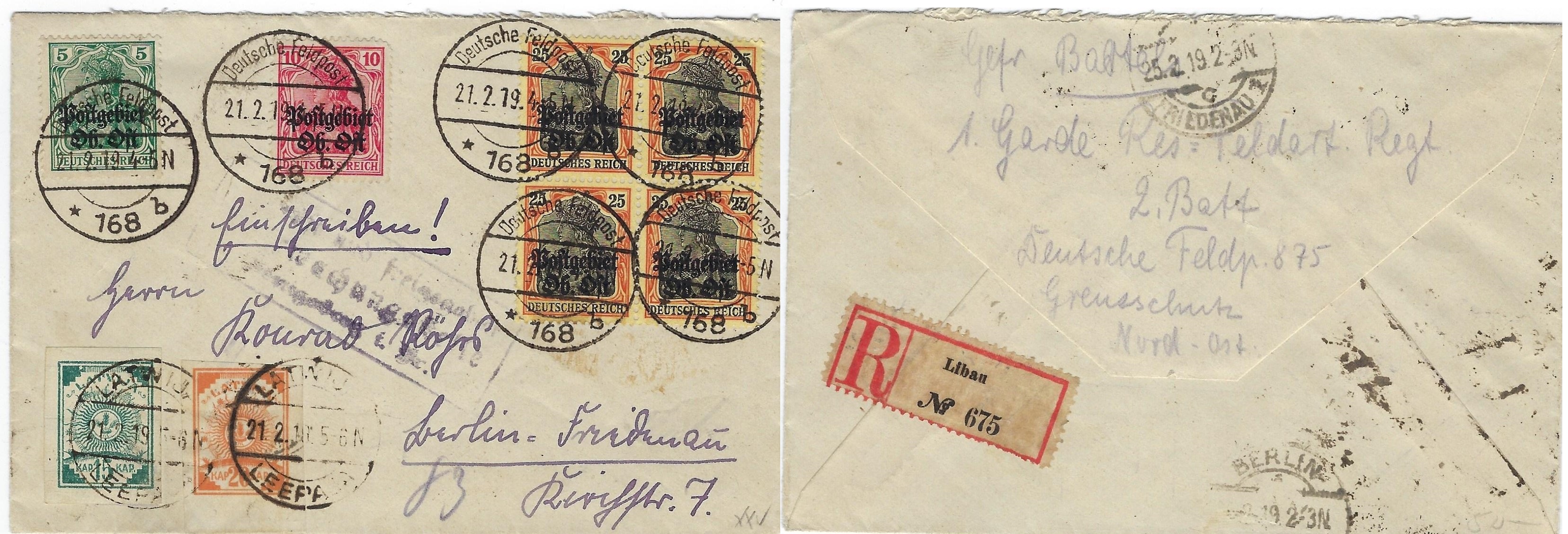 German Occupation - WW1 Scott N3,5,9.. 