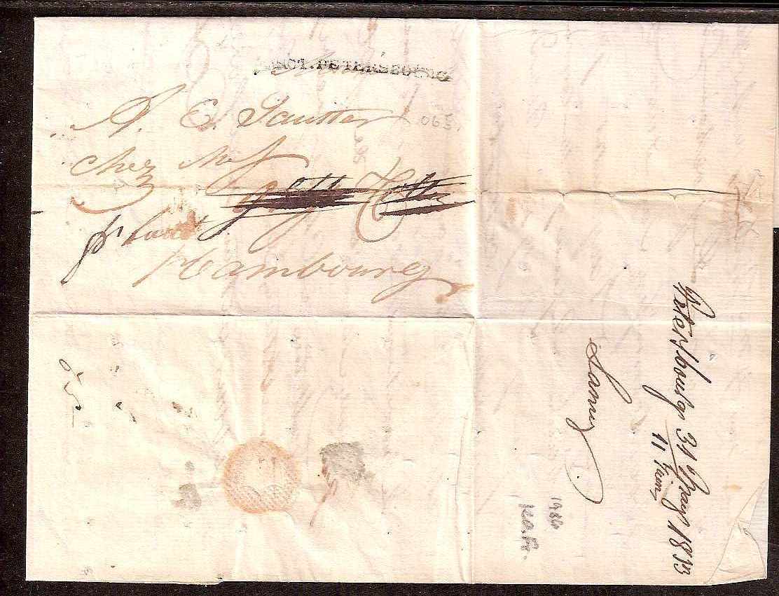 Russia Postal History - Disinfected Mail DISINFECTED MAIL Scott 1813 