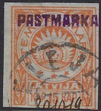 Baltic States eleja Scott 2N61 Michel IB 