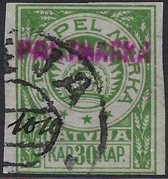 Baltic States Elleja (Kurzeme) Scott 2N62 Michel IIA 