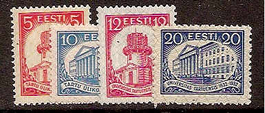Baltic States ESTONIA Scott 108-11 Michel 94-7 