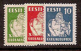 Baltic States ESTONIA Scott 113-5 Michel 99-101 