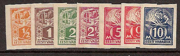 Baltic States ESTONIA Scott 58-64 Michel 32-9B 