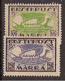 Baltic States Scott 76-77 Michel 23-4A 