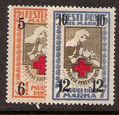 Baltic States ESTONIA Scott B13-4 Michel 60-1 