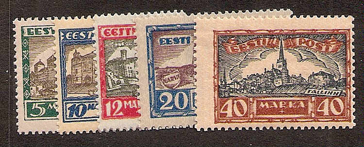 Baltic States ESTONIA Scott B15-9 Michel 63-7 