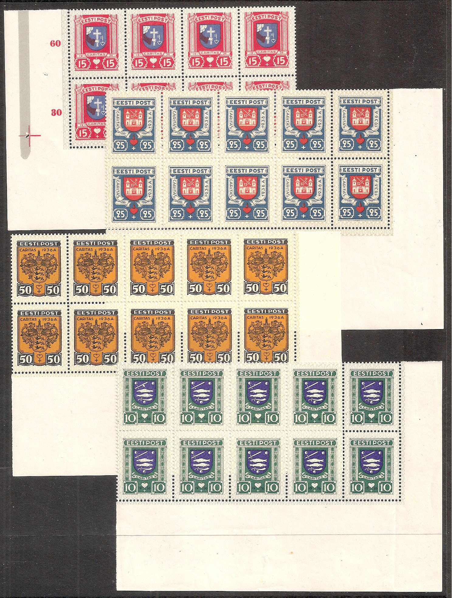 Baltic States Specialized ESTONIA Scott B28-31 Michel 109-112 