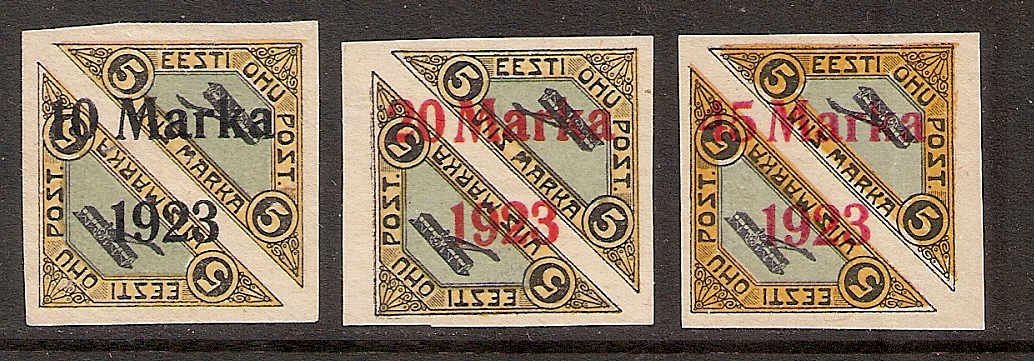 Baltic States ESTONIA Scott C4-6 Michel 43-5B 