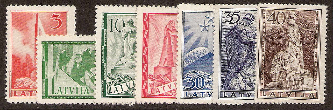 Baltic States LATVIA Scott 193-9 Michel 246-52 
