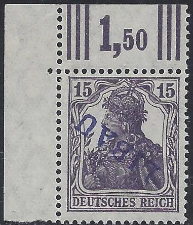 German Occupation - WW1 Libau Scott 1N10var 