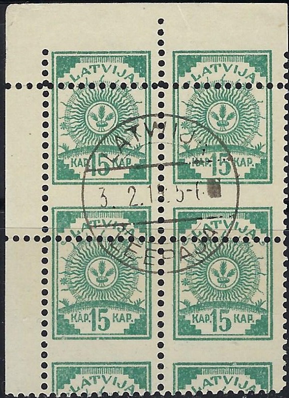 Baltic States Specialized Latvia Scott 8var 