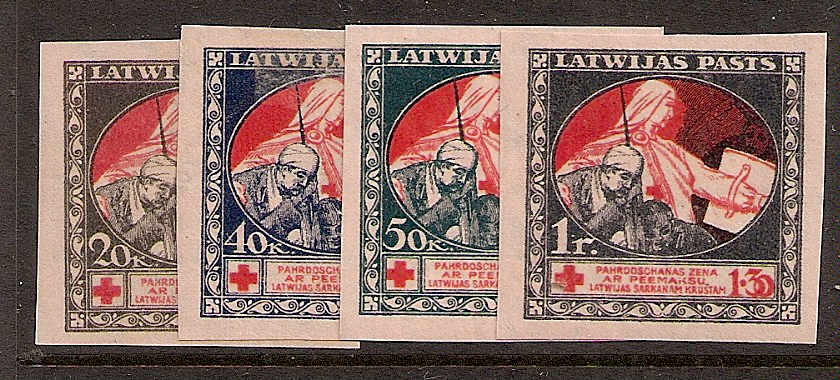 Baltic States Semi-Postals Scott B9-12 