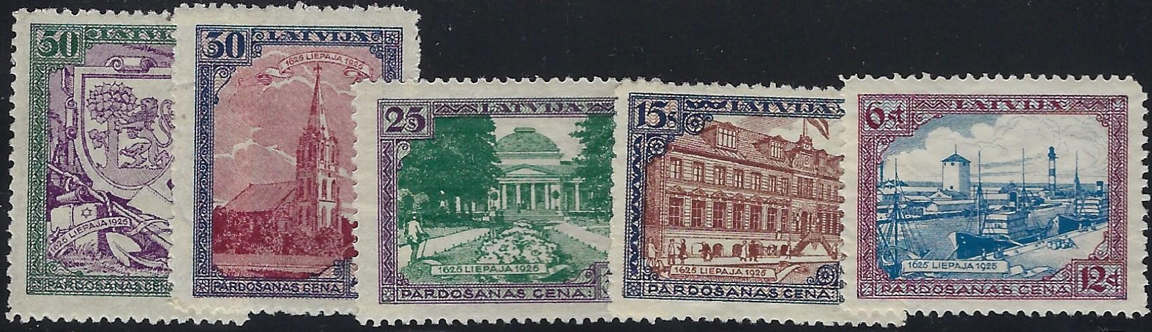 Baltic States Semi-Postals Scott B24-8 