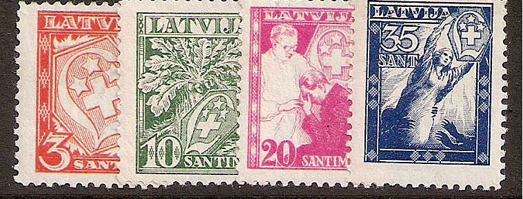 Baltic States Semi-Postals Scott B92-5 Michel 242-5 