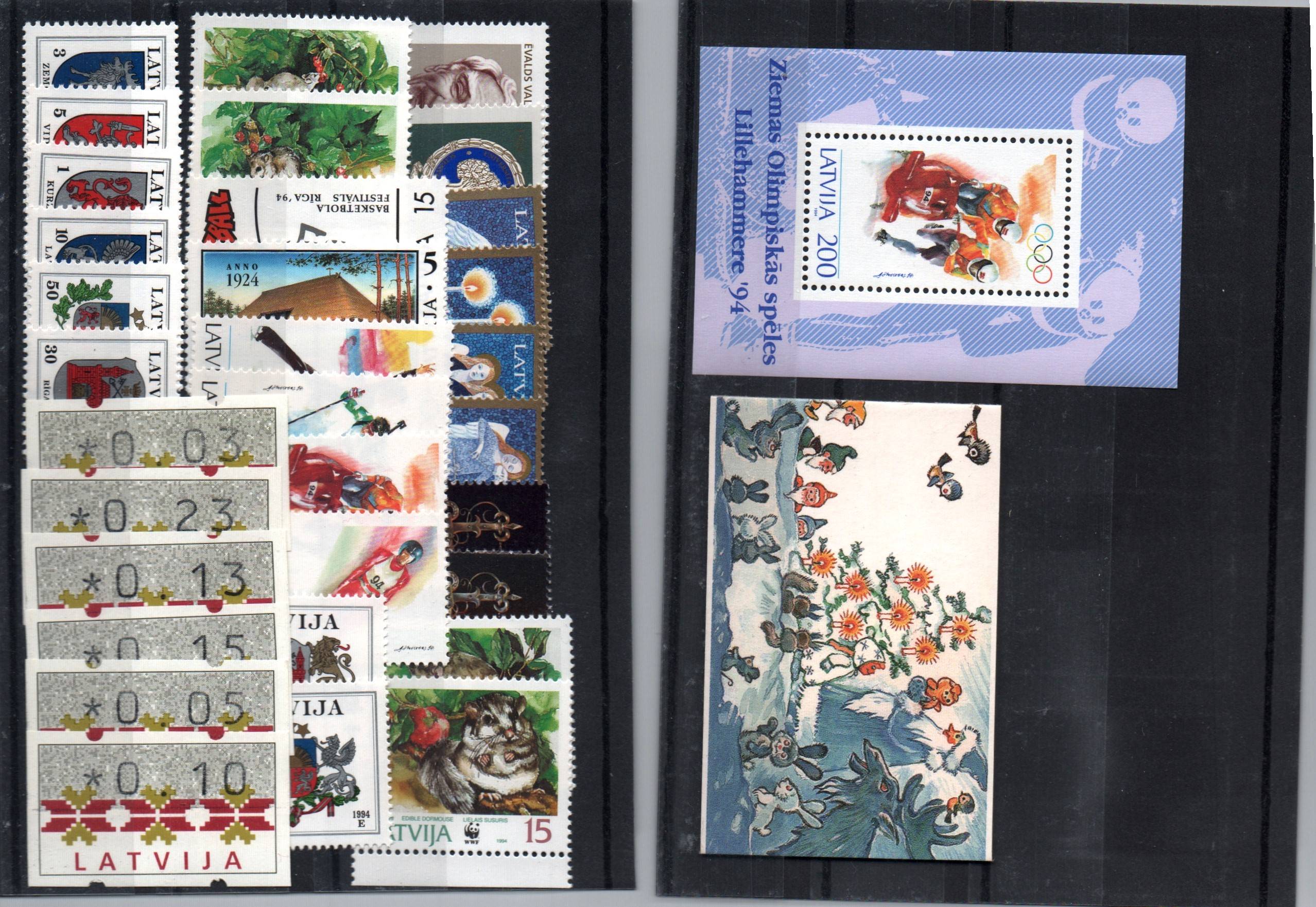 Baltic States Latvia Scott 355-391 