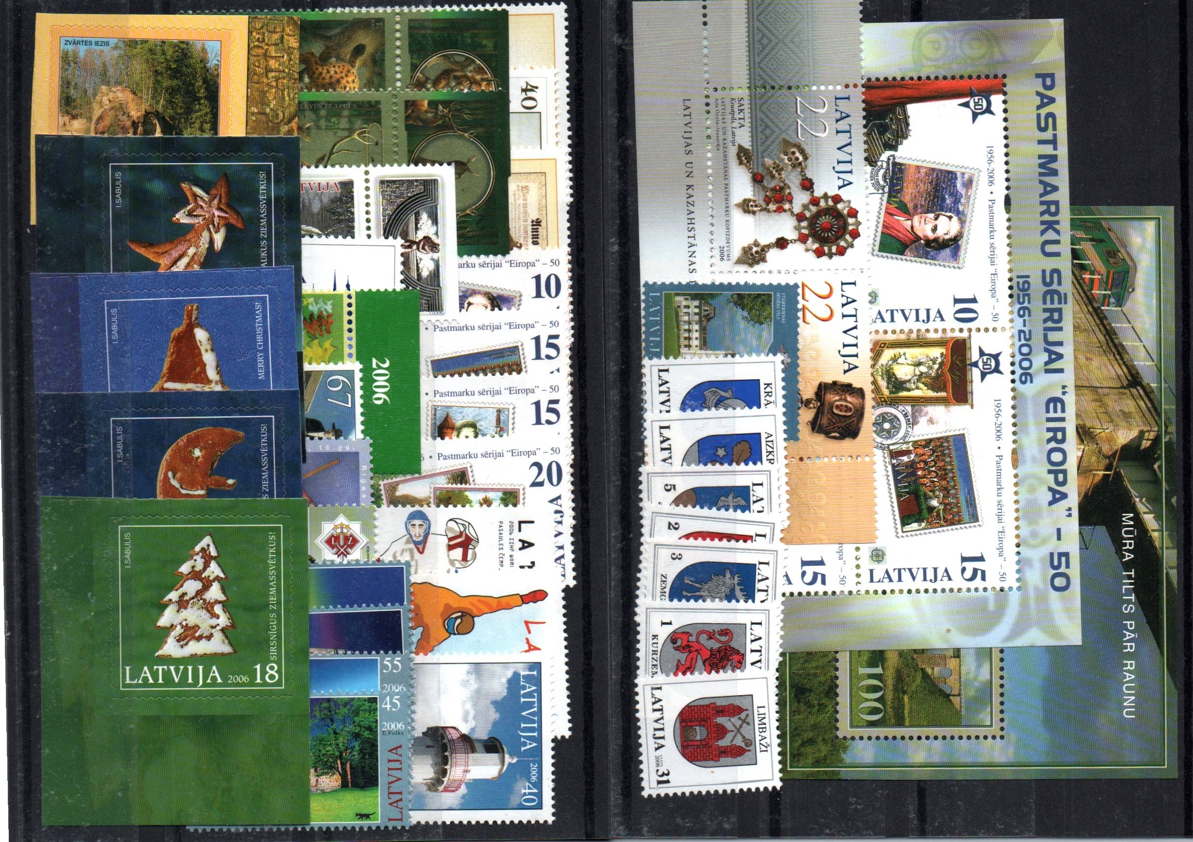 Baltic States Latvia Scott 633-668 