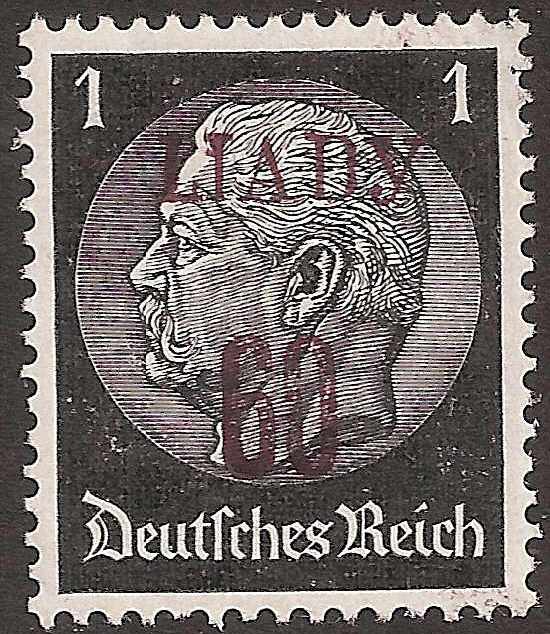 German Occupation - WWII LIADY Scott 50 Michel P11eIVz Michel 1b 