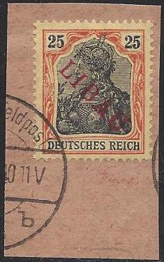 German Occupation - WW1 Libau Scott 1N5 