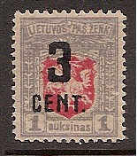 Baltic States LITHUANIA Scott 120 Michel 151 