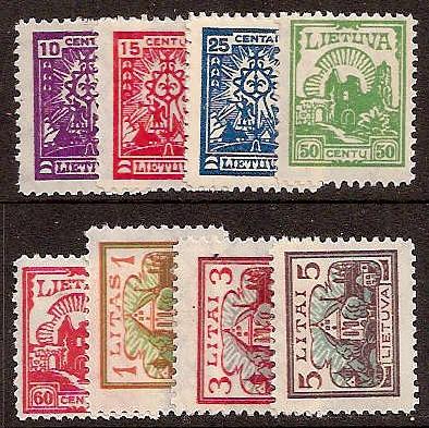 Baltic States LITHUANIA Scott 165-73 Michel 187-95 