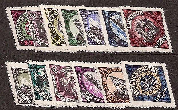 Baltic States LITHUANIA Scott 176-88 Michel 196-208 