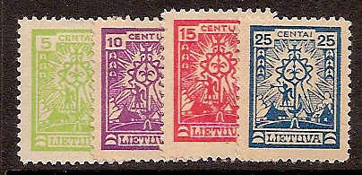 Baltic States LITHUANIA Scott 189-93 