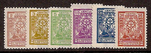 Baltic States LITHUANIA Scott 196-204 Michel 209-14 