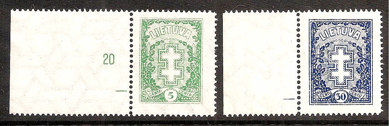 Baltic States Specialized LITHUANIA Scott 216-17 Michel 270Ay,292 
