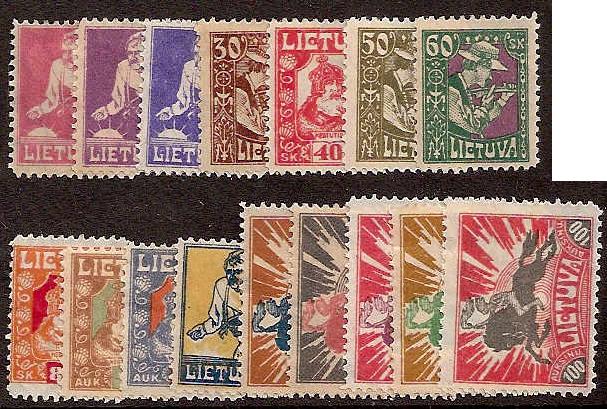 Baltic States LITHUANIA Scott 97-113 Michel 87-101 