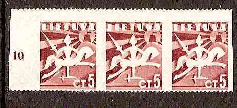 Baltic States Specialized LITHUANIA Scott 317var Michel 437var 
