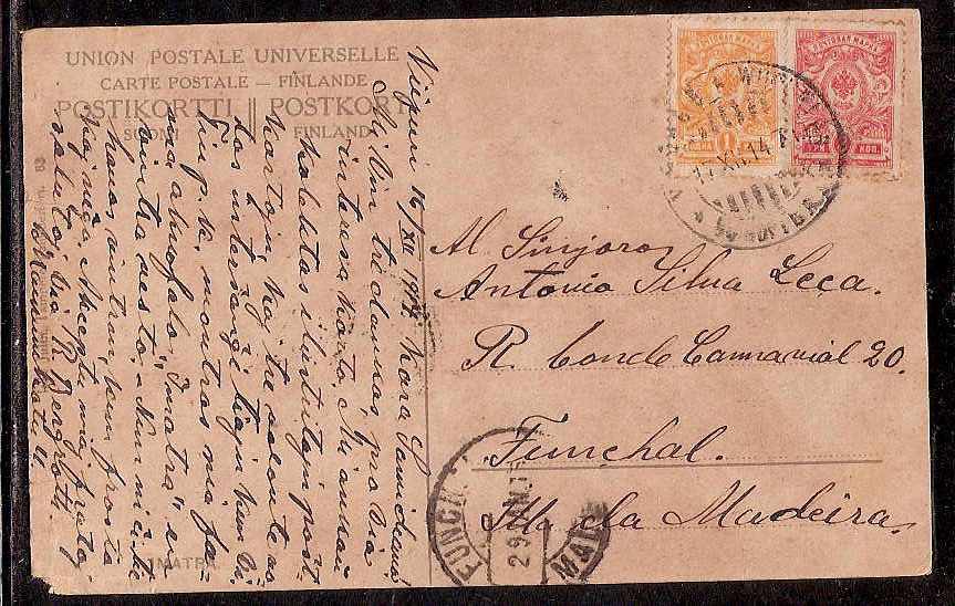 Russia Postal History - Unusual Destinations. UNUSUAL DESTINATIONS Scott 1914 