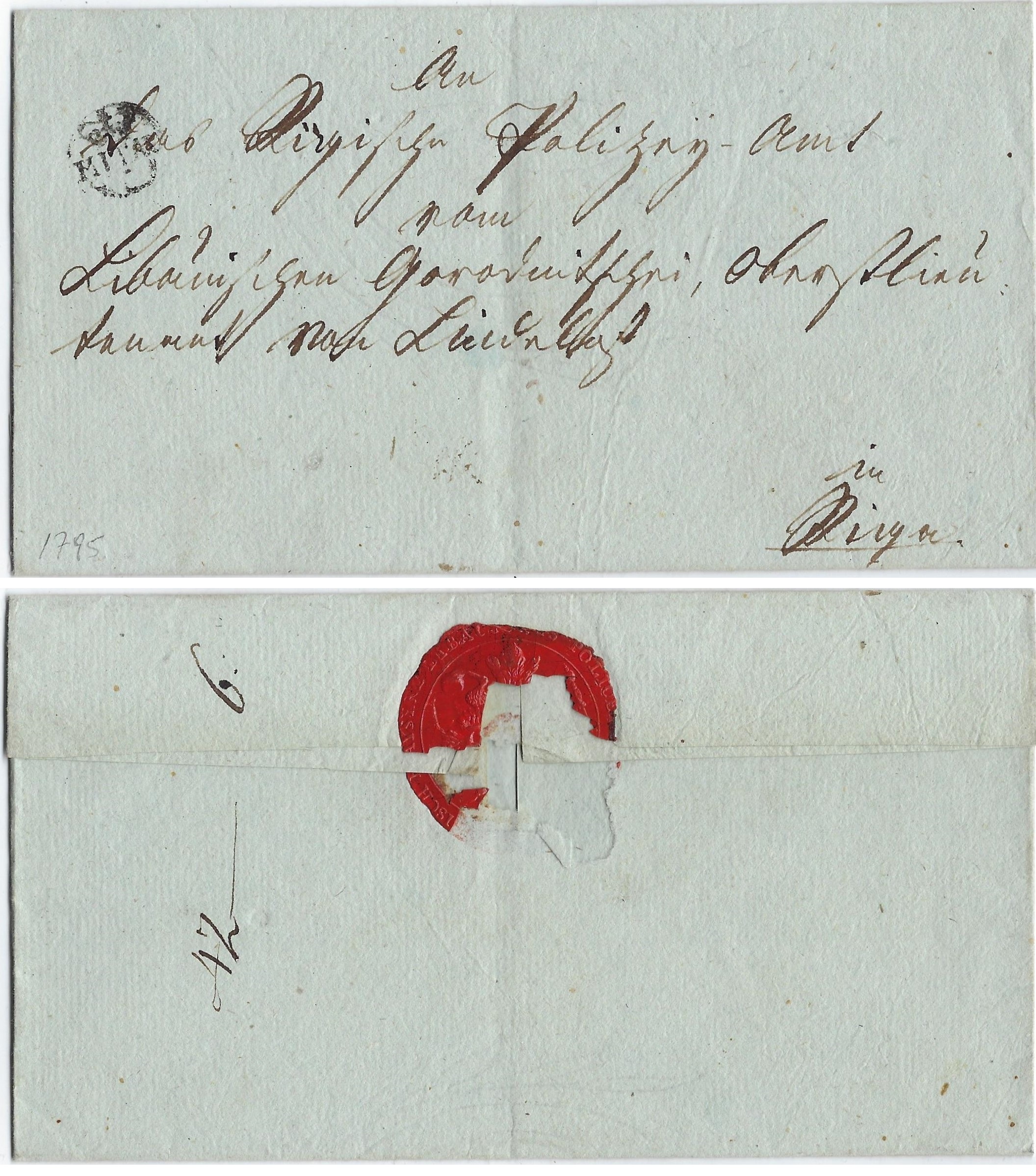 Russia Postal History - Stampless Covers Scott 1801795 